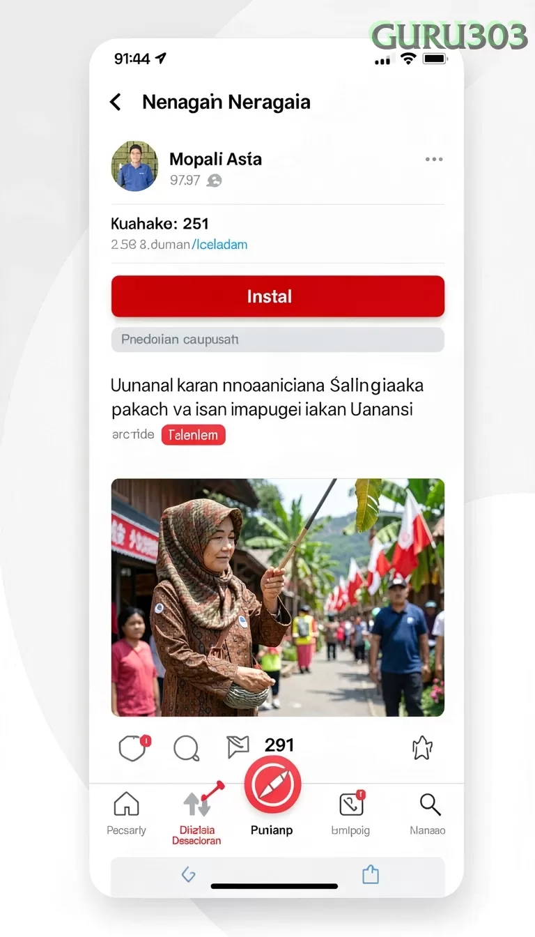 Cuplikan layar 99SL — pengaturan akun