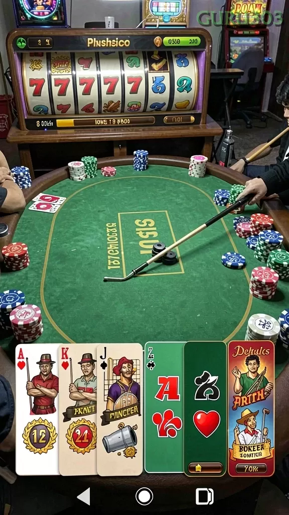 Cuplikan layar MPO2121 — menu navigasi
